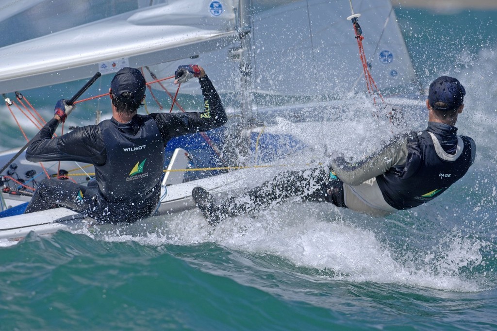 Malcolm Page, Nathan Wilmot (AUS)<br />
 &copy; Jeff Crow/ Sport the Library http://www.sportlibrary.com.au